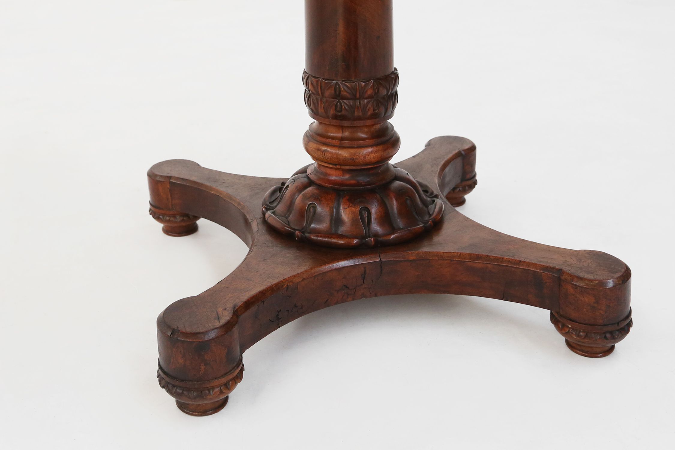 Victorian burl wood Folding Card Console Table, UK 19th Centurythumbnail